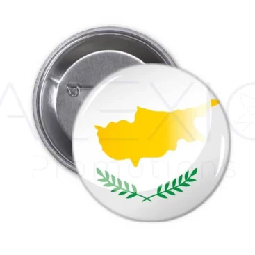 Custom button pins in Cyprus by Alexio Promotions