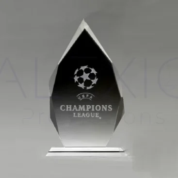 Personalized Crystal Awards Trophy created by Alexio Promotions Cyprus